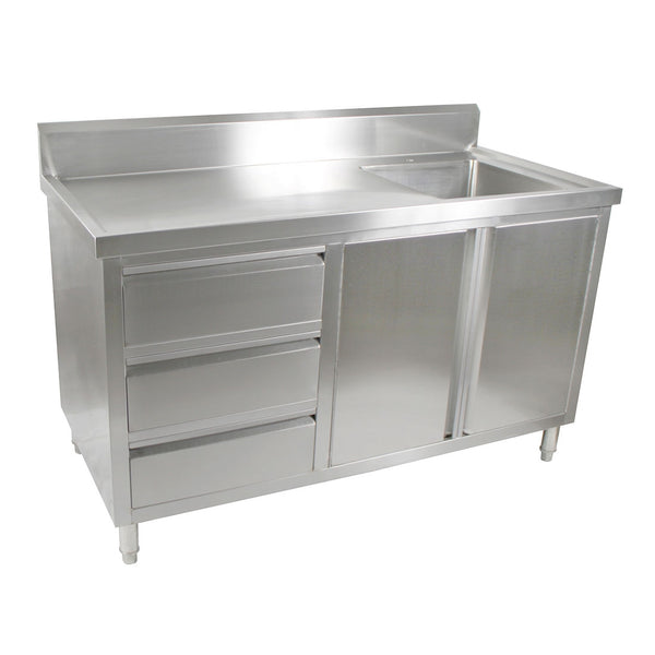 SC-6-1500R-H Cabinet with Left Sink