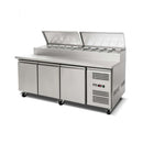 3 Door Saladette With 1/3 Gn Trays X 10 -  - https://www.cafeappliance.com.au/