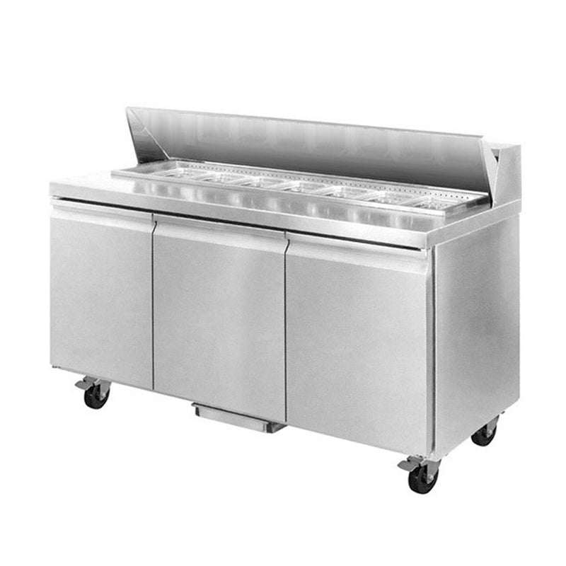 SLB200 Three Large Door Sandwich Bar 10 x 1/3 Pans-Cafeappliance.com.au