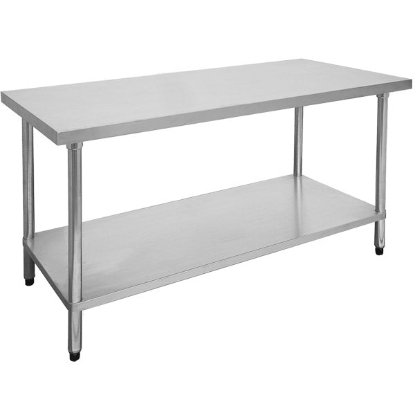 Buy 0450-7-WBB Economic 304 Grade Stainless Steel Table with splashback  450x700x900-cafeappliance.com.au