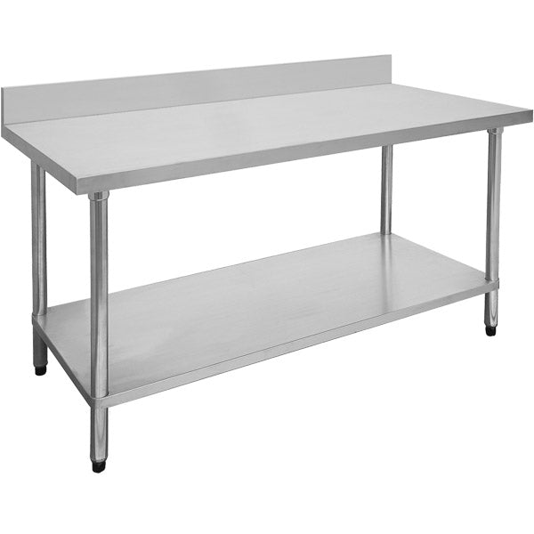 Buy 0450-7-WBB Economic 304 Grade Stainless Steel Table with splashback  450x700x900