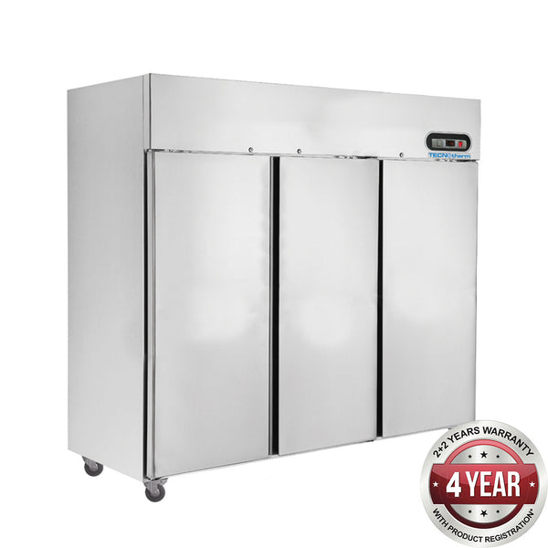 SUF1500 Three Door SS Upright Display Freezer-Cafeappliance.com.au