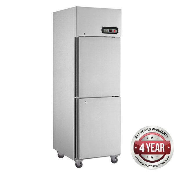 SUF500 TROPICAL Thermaster 2 x ½ door SS Freezer-Cafeappliance.com.au