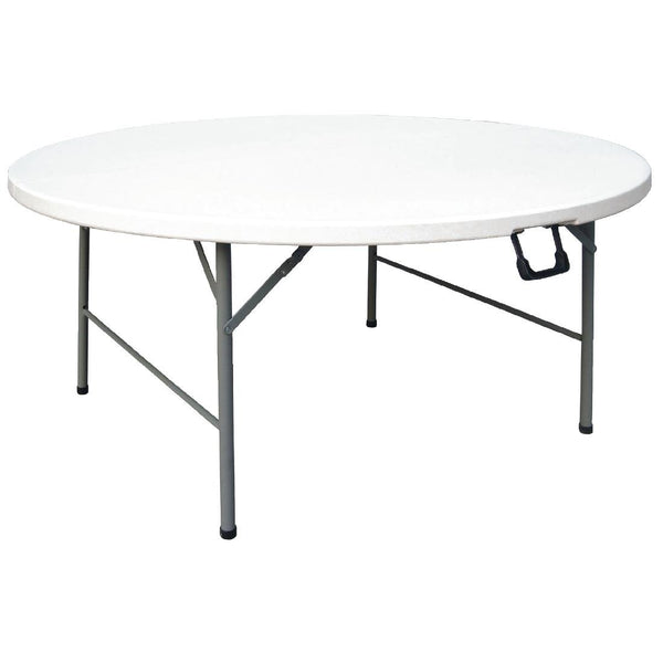 Bolero Centre Folding Round Table - 1.5m 5ft dia