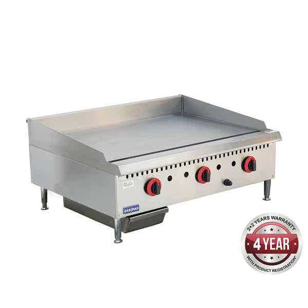 Buy GG-36 Three burner NG Griddle Top-Gasmax-Catering Equipment, Cooking Equipment, Hot Plates-Up to 40% OFF| Delivery within 4-8 Days | Cafe Appliances Australia | Shop Now